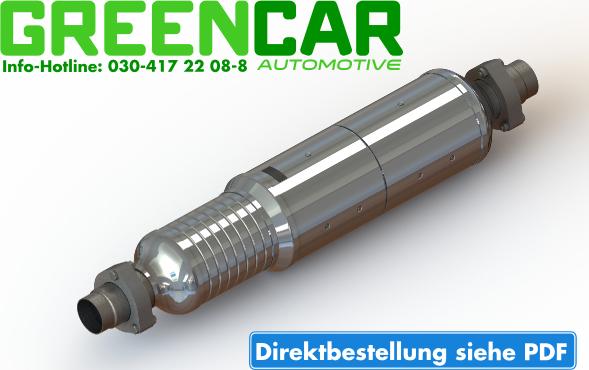 GREENCAR Automotive GR20-017049 - сажі / частковий фільтр, система вихлопу ОГ autocars.com.ua