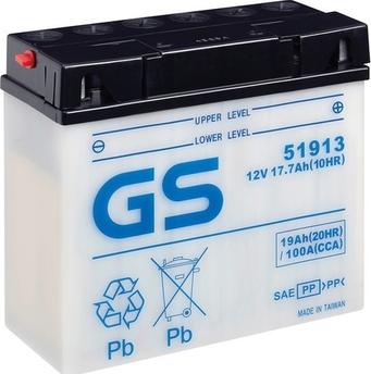 GS GS-51913 - Стартерная аккумуляторная батарея, АКБ autodnr.net