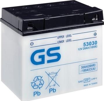 GS GS-53030 - Стартерная аккумуляторная батарея, АКБ autodnr.net