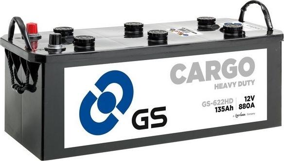 GS GS-622HD - Стартерна акумуляторна батарея, АКБ autocars.com.ua