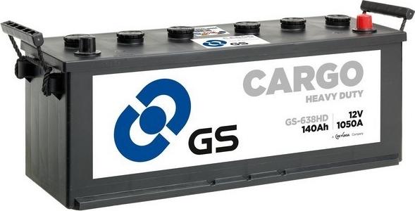 GS GS-638HD - Стартерна акумуляторна батарея, АКБ autocars.com.ua