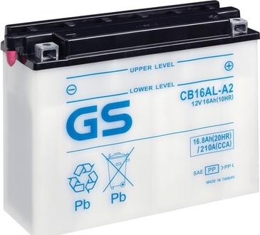 GS GS-CB16AL-A2 - Стартерна акумуляторна батарея, АКБ autocars.com.ua