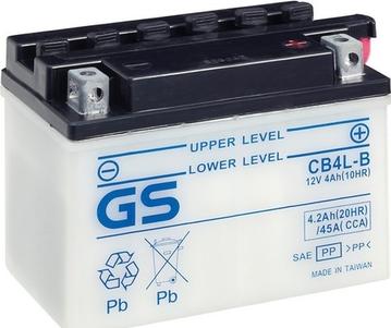 GS GS-CB4L-B - Стартерна акумуляторна батарея, АКБ autocars.com.ua