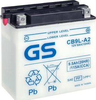 GS GS-CB9L-A2 - Стартерна акумуляторна батарея, АКБ autocars.com.ua