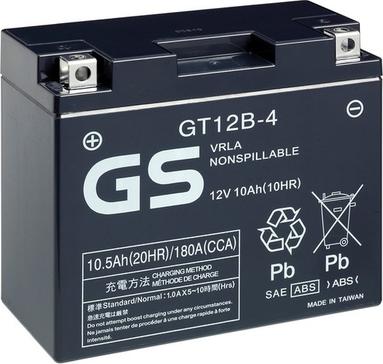 GS GS-GT12B-4 - Стартерная аккумуляторная батарея, АКБ autodnr.net