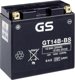 GS GS-GT14B-BS - Стартерна акумуляторна батарея, АКБ autocars.com.ua