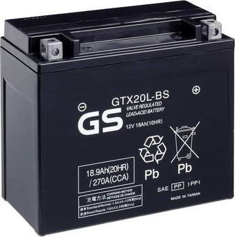 GS GS-GTX20L-BS - Стартерна акумуляторна батарея, АКБ autocars.com.ua