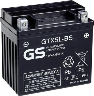 GS GS-GTX5L-BS - Стартерна акумуляторна батарея, АКБ autocars.com.ua