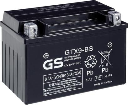 GS GS-GTX9-BS - Стартерна акумуляторна батарея, АКБ autocars.com.ua