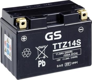 GS GS-TTZ14S - Стартерная аккумуляторная батарея, АКБ autodnr.net