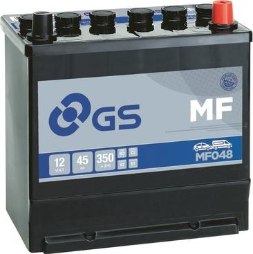 GS MF048 - Стартерна акумуляторна батарея, АКБ autocars.com.ua