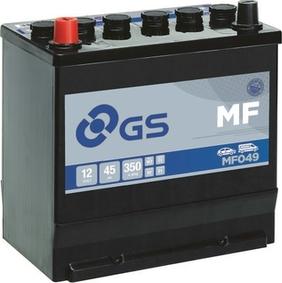 GS MF049 - Стартерна акумуляторна батарея, АКБ autocars.com.ua