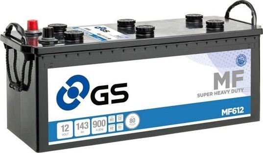 GS MF612 - Стартерна акумуляторна батарея, АКБ autocars.com.ua