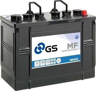 GS MF655 - Стартерна акумуляторна батарея, АКБ autocars.com.ua
