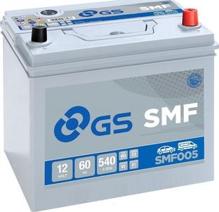GS SMF005 - Стартерная аккумуляторная батарея, АКБ autodnr.net
