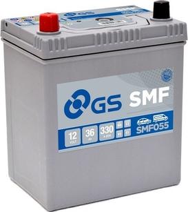 GS SMF055 - Стартерная аккумуляторная батарея, АКБ autodnr.net