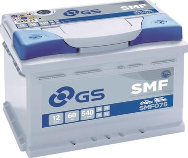 GS SMF075 - Стартерная аккумуляторная батарея, АКБ autodnr.net