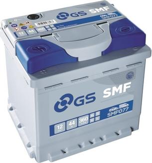 GS SMF077 - Стартерна акумуляторна батарея, АКБ autocars.com.ua