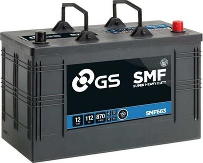 GS SMF663 - Стартерная аккумуляторная батарея, АКБ autodnr.net