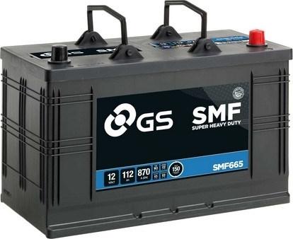 GS SMF665 - Стартерна акумуляторна батарея, АКБ autocars.com.ua