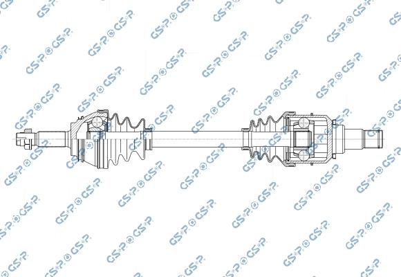 GSP 201178 - Приводний вал autocars.com.ua