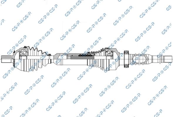 GSP 201370OL - Приводний вал autocars.com.ua