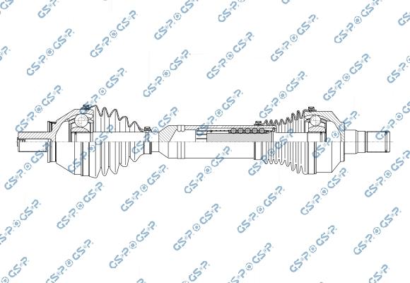 GSP 201381OL - Приводний вал autocars.com.ua