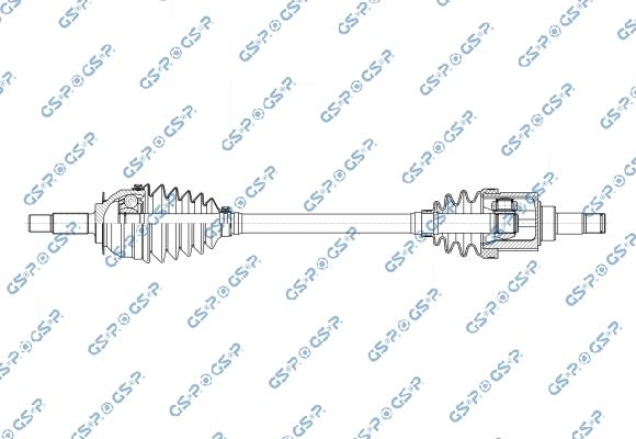 GSP 201526OL - Приводний вал autocars.com.ua