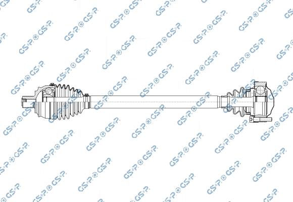 GSP 201532OL - Приводний вал autocars.com.ua