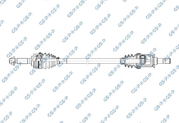 GSP 201823OL - Приводний вал autocars.com.ua