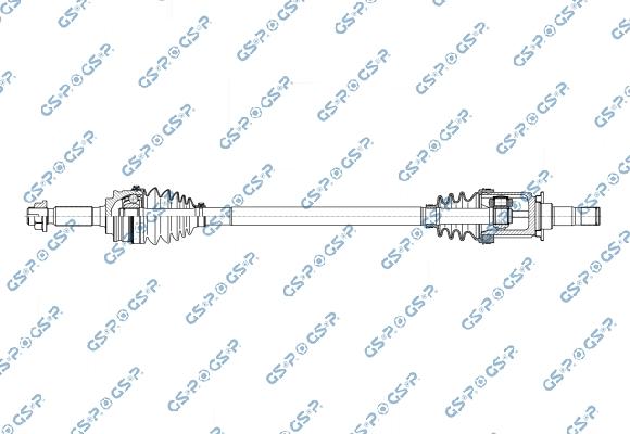 GSP 201824OL - Приводний вал autocars.com.ua
