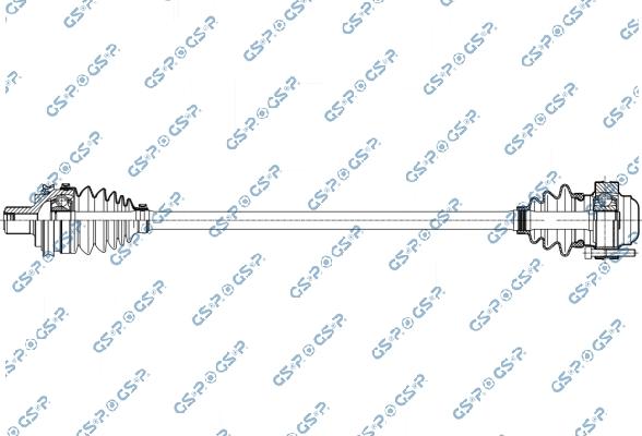 GSP 201984OL - Приводний вал autocars.com.ua