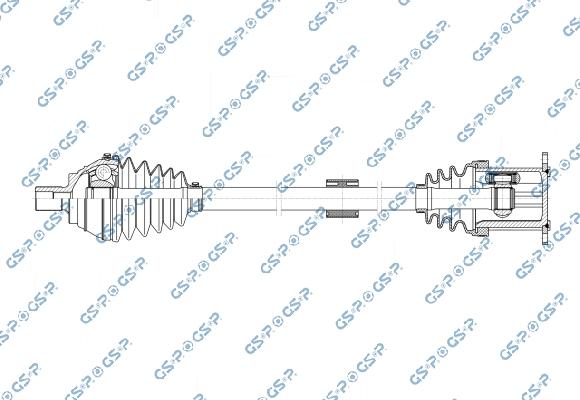 GSP 202229OL - Приводний вал autocars.com.ua