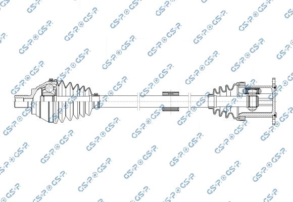 GSP 202230OL - Приводний вал autocars.com.ua