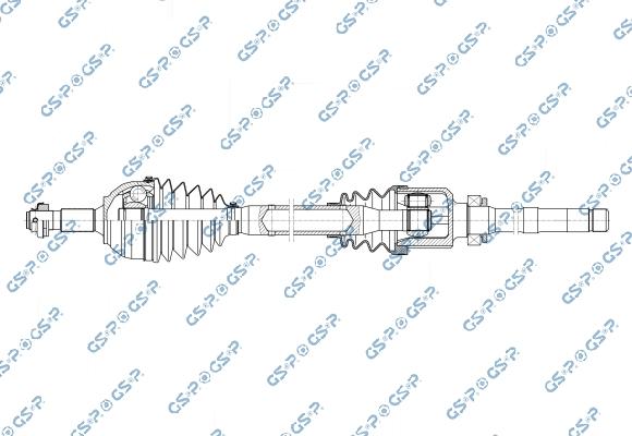GSP 202316OL - Приводний вал autocars.com.ua