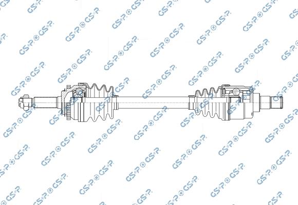 GSP 202372 - Приводний вал autocars.com.ua