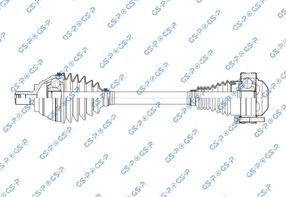 GSP 202387OL - Приводний вал autocars.com.ua