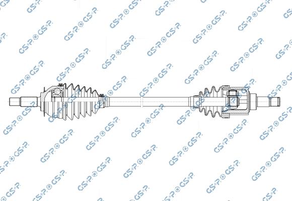 GSP 202399OL - Приводний вал autocars.com.ua