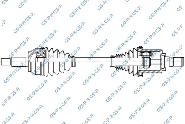 GSP 204193OL - Приводний вал autocars.com.ua