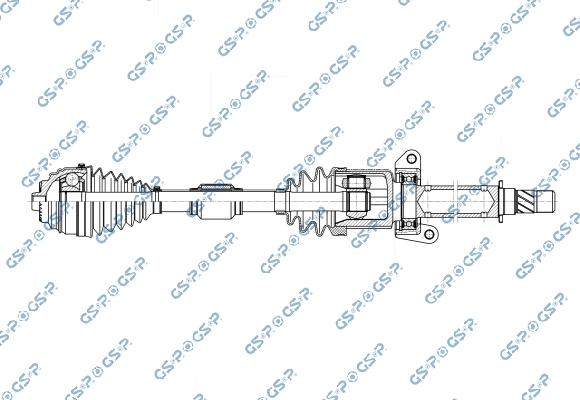 GSP 204223OL - Приводний вал autocars.com.ua