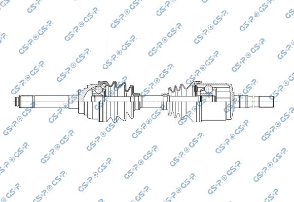GSP 204256 - Приводний вал autocars.com.ua
