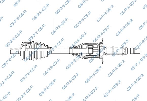 GSP 204535OL - Приводний вал autocars.com.ua