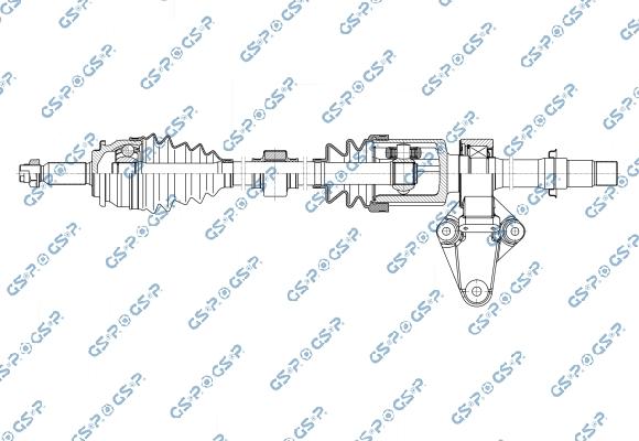 GSP 204561 - Приводний вал autocars.com.ua