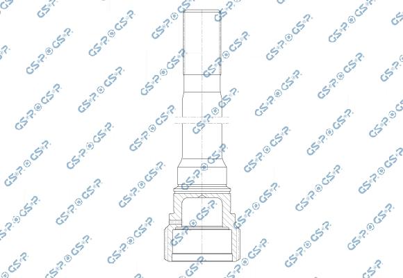 GSP 206107 - напівосьові вал, диференціал autocars.com.ua