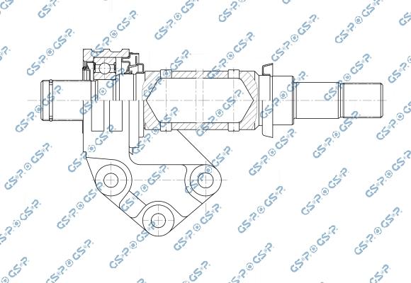 GSP 207094 - Проміжний вал autocars.com.ua