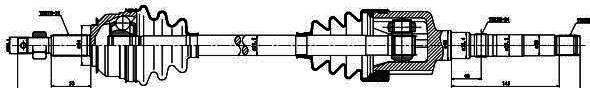 GSP 209064 - Приводной вал avtokuzovplus.com.ua