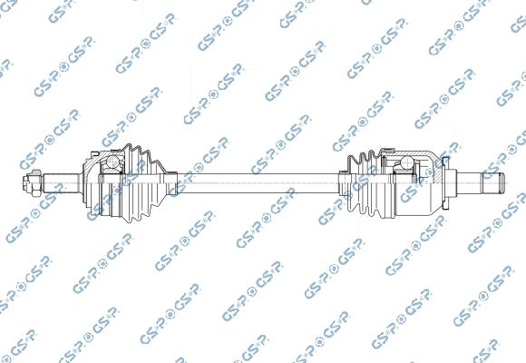 GSP 228009 - Приводний вал autocars.com.ua