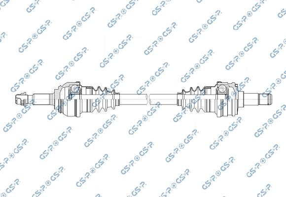 GSP 256111 - Приводний вал autocars.com.ua