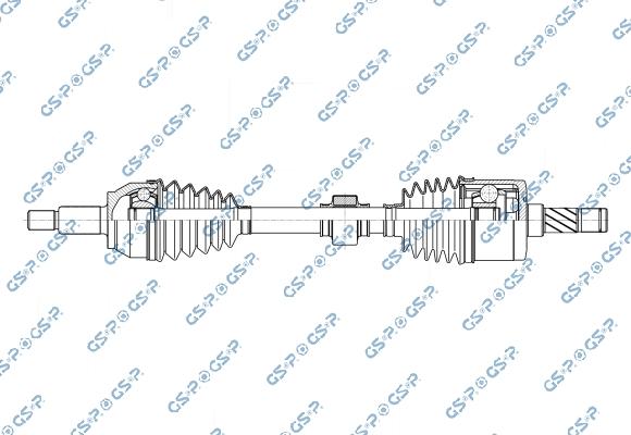 GSP 256261 - Приводний вал autocars.com.ua