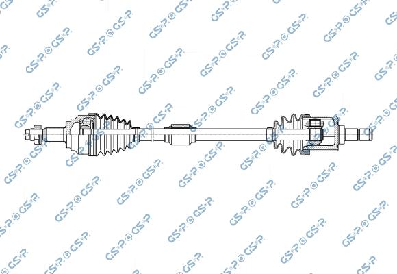 GSP 256460 - Приводний вал autocars.com.ua